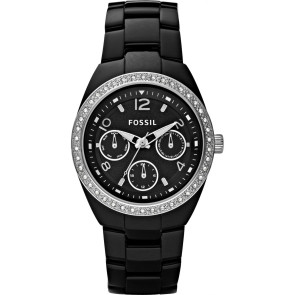 Horlogeband Fossil CE1043 Keramiek Zwart 20mm